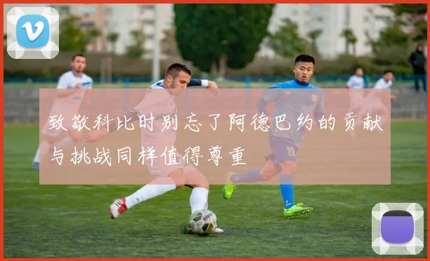 致敬科比时别忘了阿德巴约的贡献与挑战同样值得尊重
